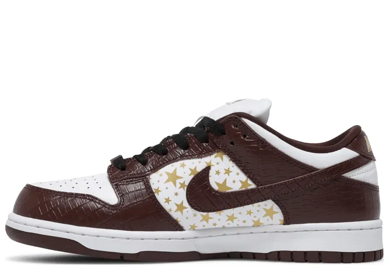 Nike SB Dunk Low Supreme Stars Barkroot Brown (2021)