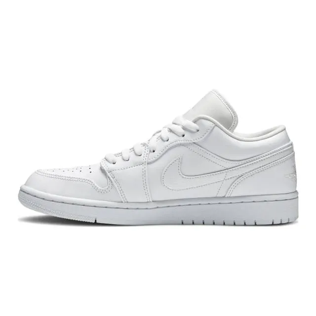 Nike women's air jordan 1 low (triple white/ white/ white/ white) sizes 6-10 ao9944-111