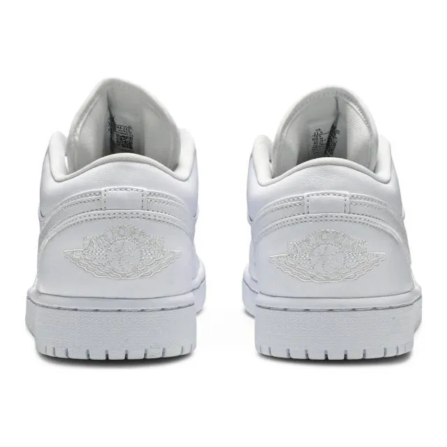 Nike women's air jordan 1 low (triple white/ white/ white/ white) sizes 6-10 ao9944-111