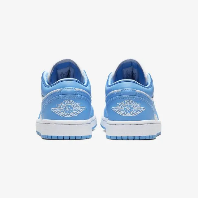 Nike women's air jordan 1 low (unc/ university blue/ white) sizes 6-10 ao9944-441