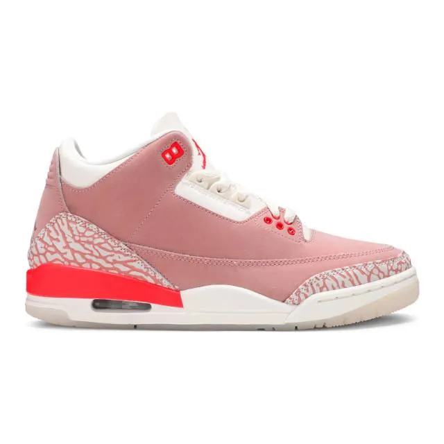 Nike women's air jordan 3 retro (rust pink/ pink/ sail/ rust pink/ white/ crimson) sizes 6-10 ck9246