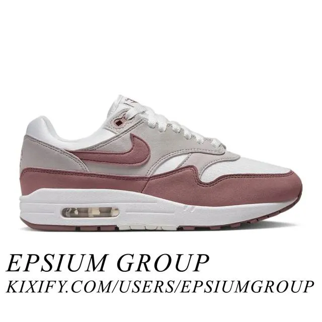 Nike women's air max 1 (smokey mauve/ summit white/ smokey mauve/ light iron ore) sizes 5-12 dz2628-104