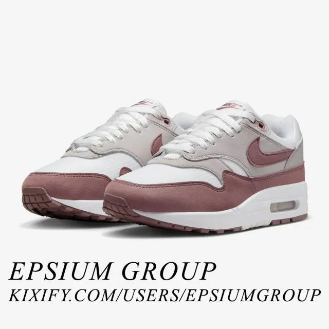 Nike women's air max 1 (smokey mauve/ summit white/ smokey mauve/ light iron ore) sizes 5-12 dz2628-104