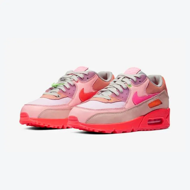 Nike women's air max 90 (platinum crimson/ pink/ platinum crimson/ hyper purple) sizes 6-10 ct3449-6