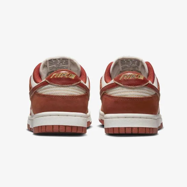 Nike women's dunk low lx (rugged orange/ orange/ light orewood brown/ sundial/ sail/ obsidian) sizes