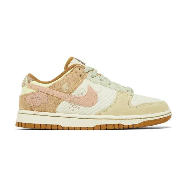 Nike women's dunk low (on the bright side/ tan brown/ coconut milk/ bio beige/ sail green) sizes 6-1