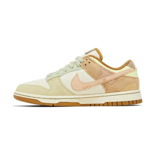 Nike women's dunk low (on the bright side/ tan brown/ coconut milk/ bio beige/ sail green) sizes 6-1