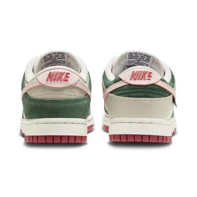 Nike women's dunk low se (all petals united fir green/ light bone/ pink bloom/ sail/ fir/ adobe) siz