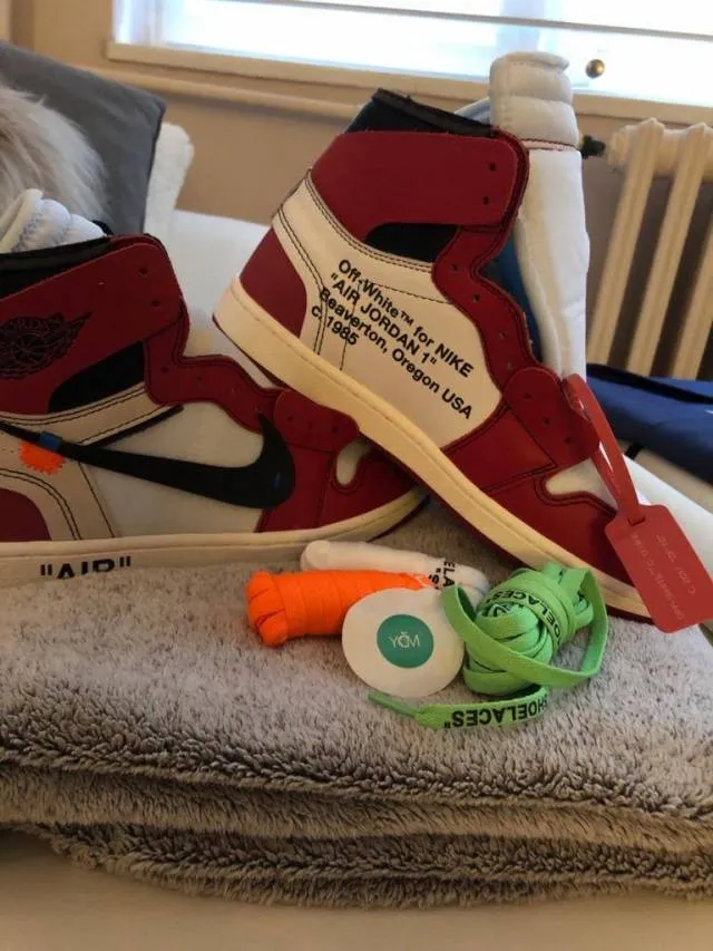 Nike x off white air jordan 1 chicago