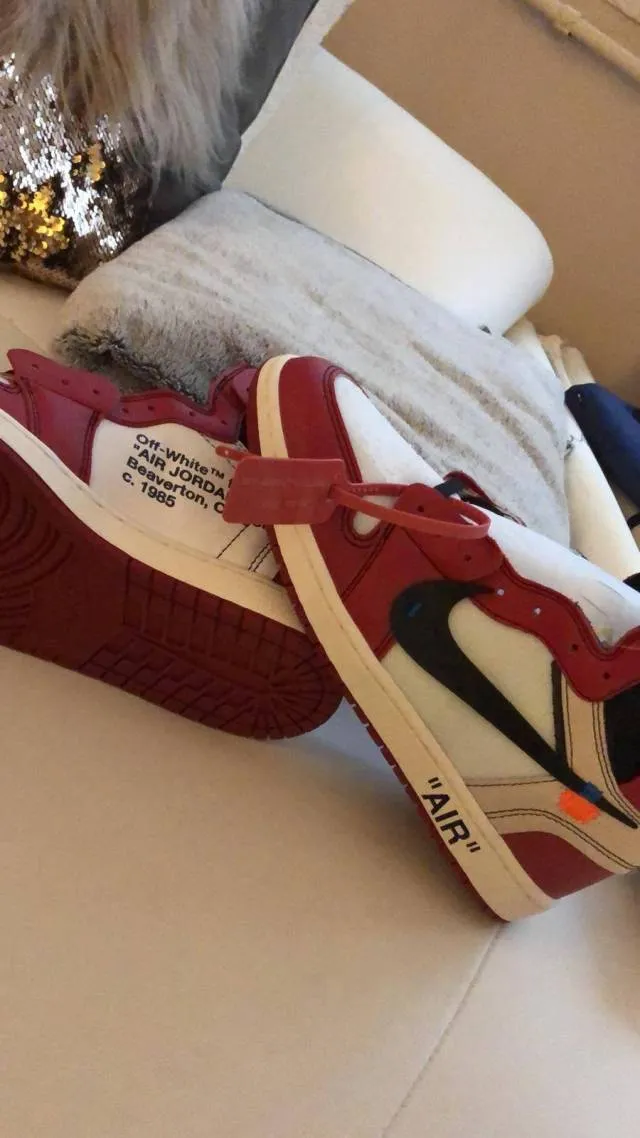 Nike x off white air jordan 1 chicago