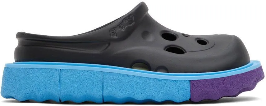 Off-White Black & Blue Spongesole Meteor Sandals