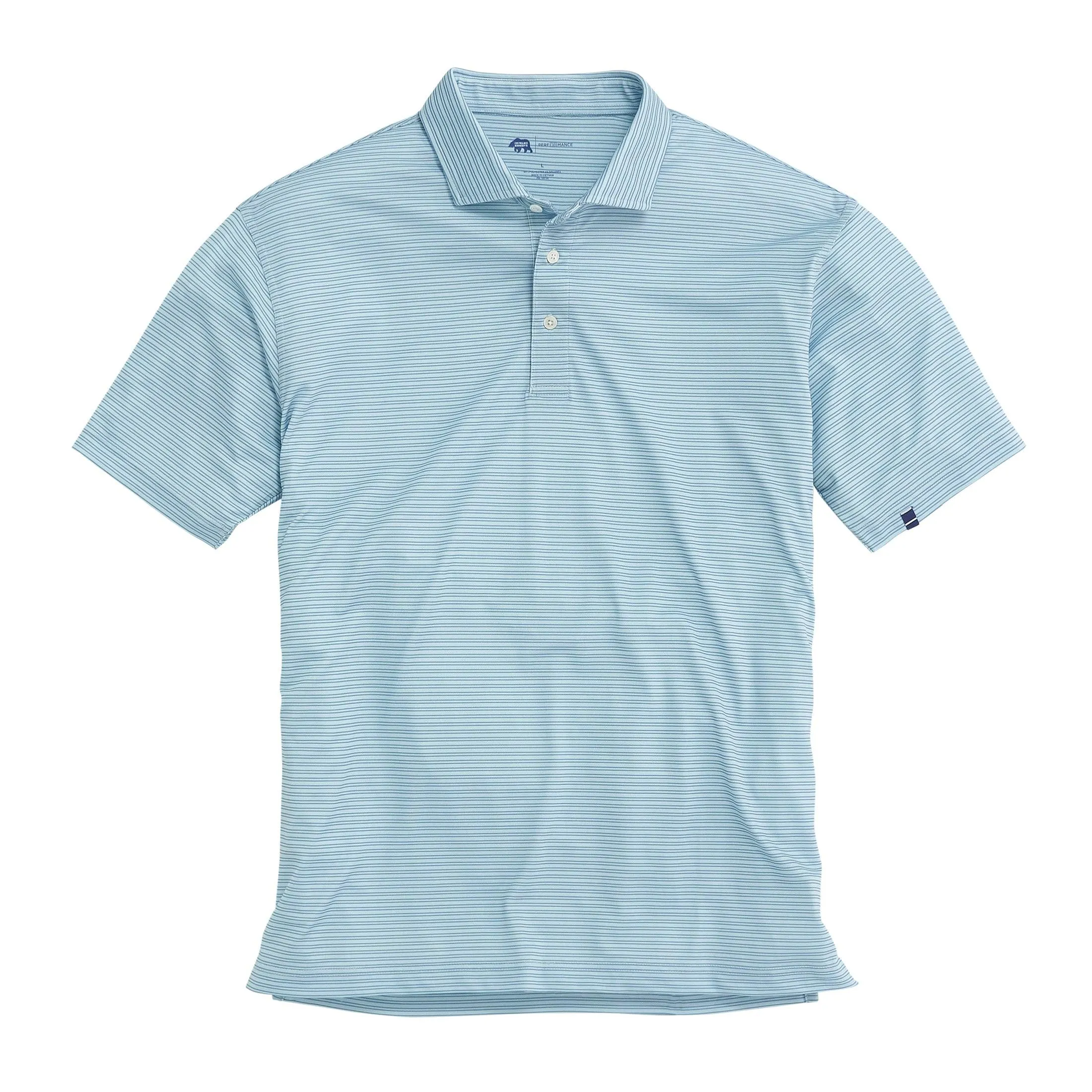 Pairing Stripe Performance Pique Polo