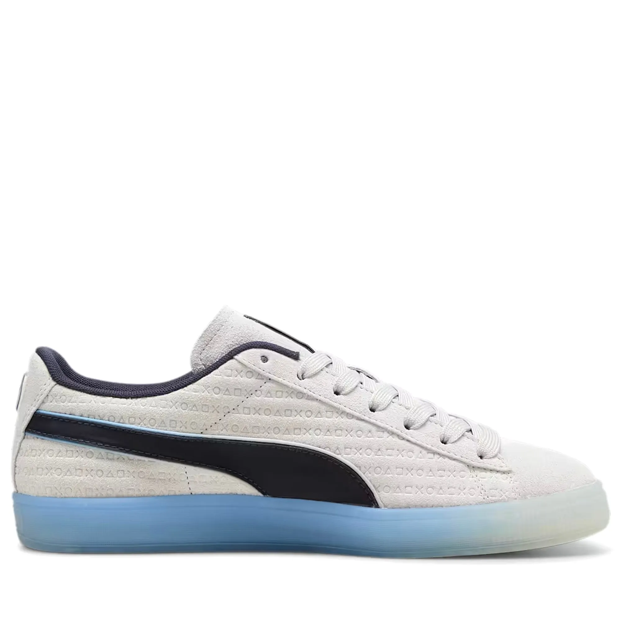 Playstation x Puma Suede - Glacial Grey/New Navy