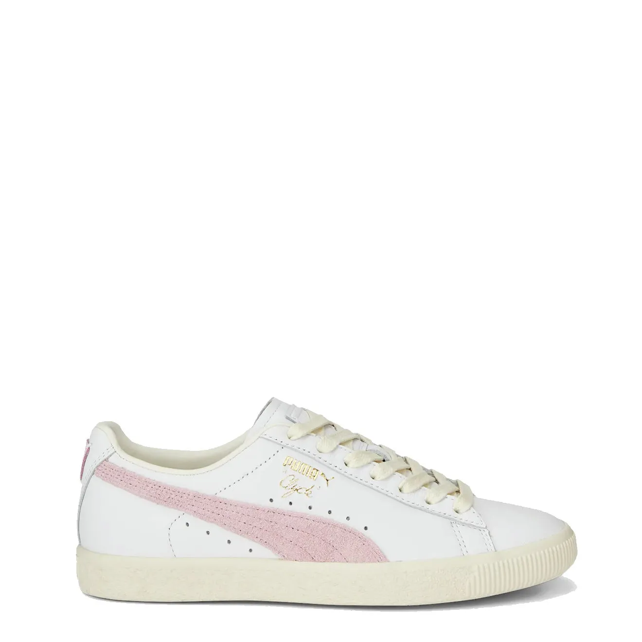 Puma Clyde Base Trainer Puma White / Pearl Pink / Puma Team Gold