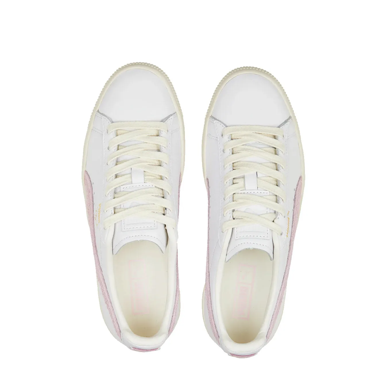 Puma Clyde Base Trainer Puma White / Pearl Pink / Puma Team Gold