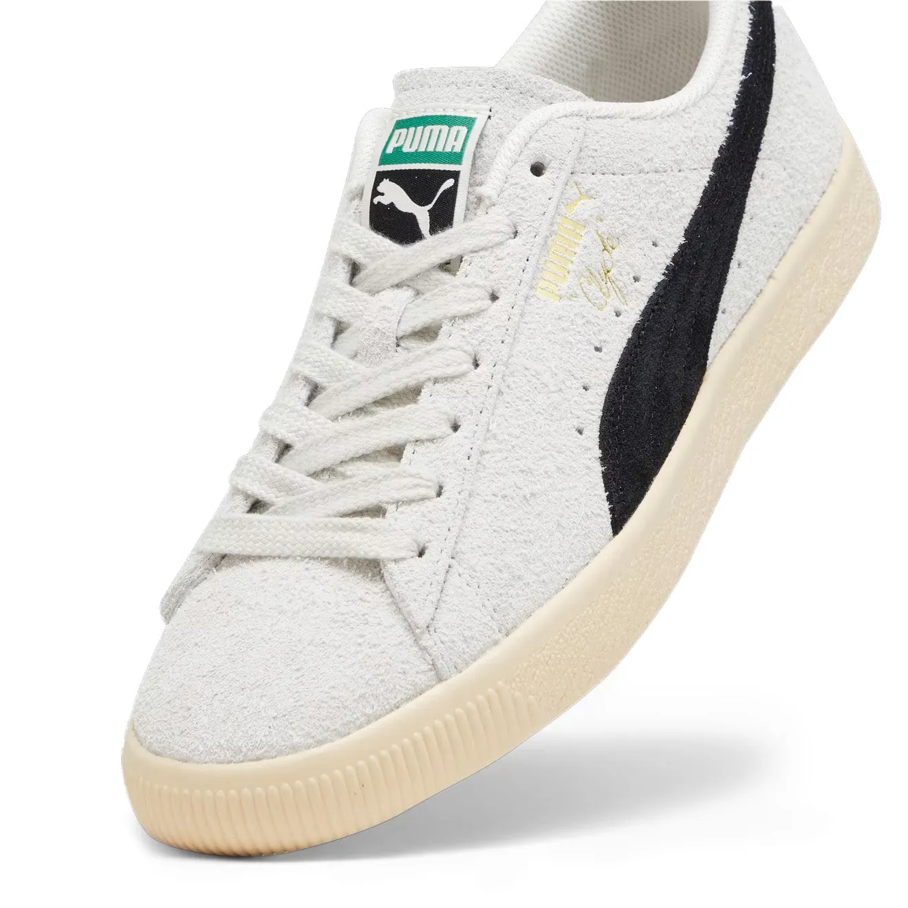 Puma Womens Clyde Teasel Sedate Gray / Cashew