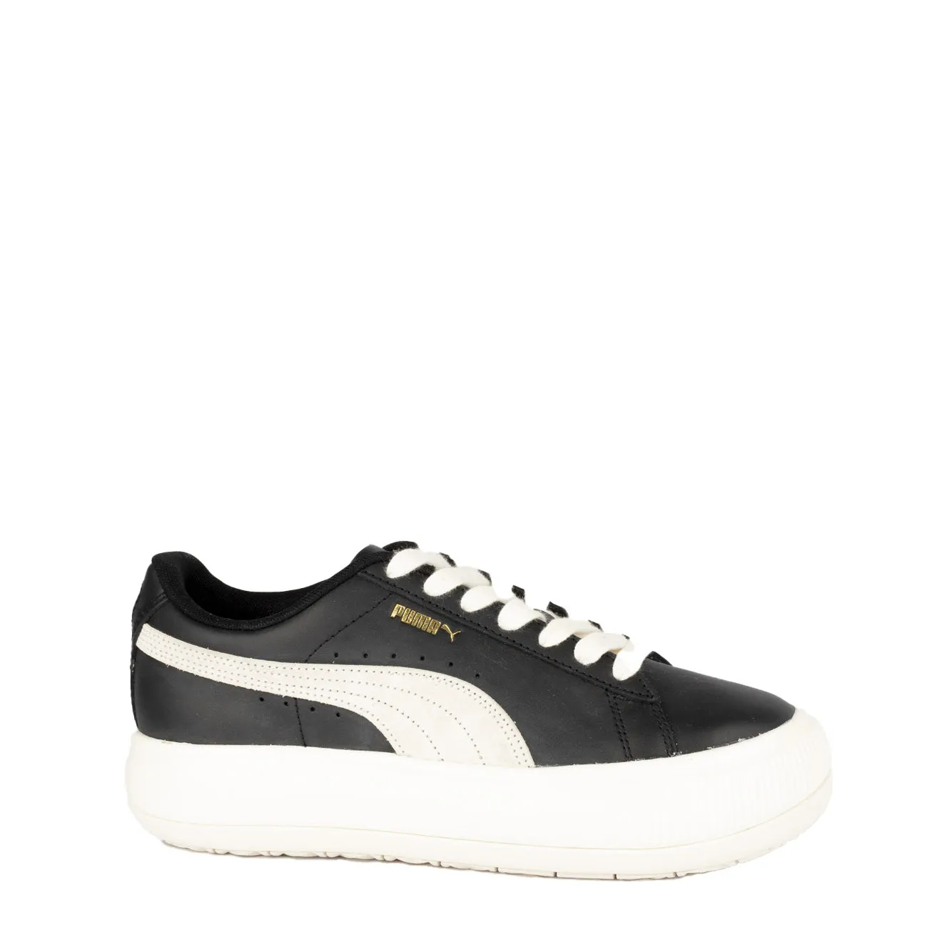 Puma Womens Suede Mayu Trainer  Black / Marshmallow