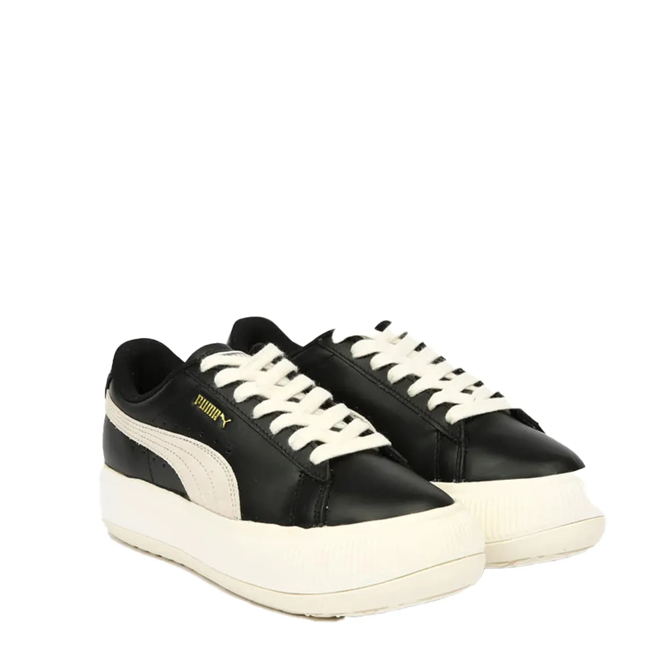 Puma Womens Suede Mayu Trainer  Black / Marshmallow