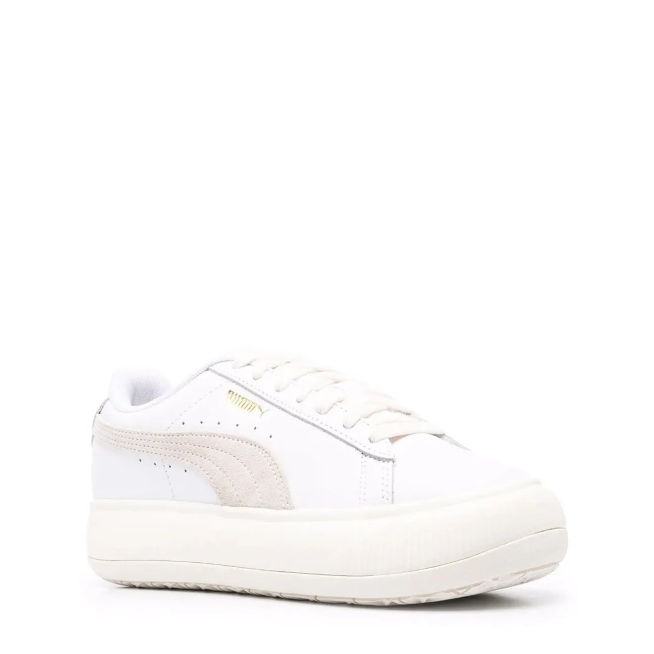 Puma Womens Suede Mayu Trainer  White / Marshmallow