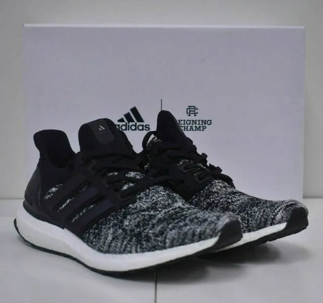 Reigning Champ x Adidas UltraBoost 1.0 Black White Grey ...