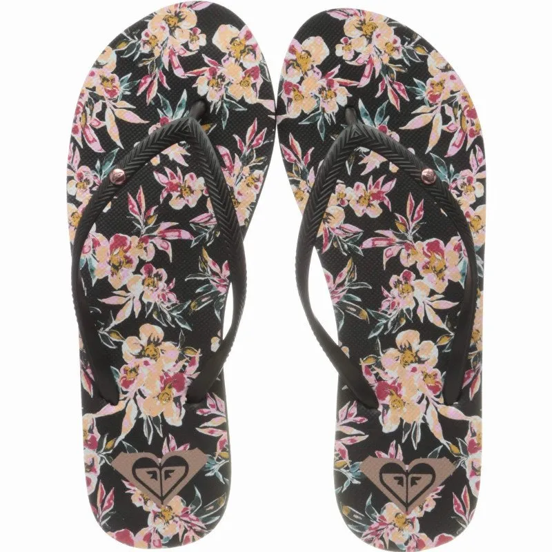 Roxy BERMUDA PRINT - SANDALS FOR WOMEN BLACK