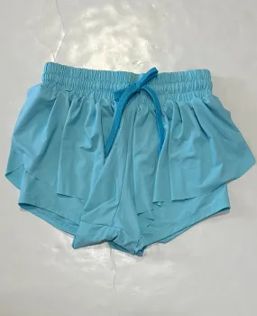 Sky Blue Butterfly Shorts