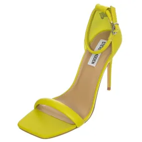 Steve Madden Womens No Doubt Citron Sandals