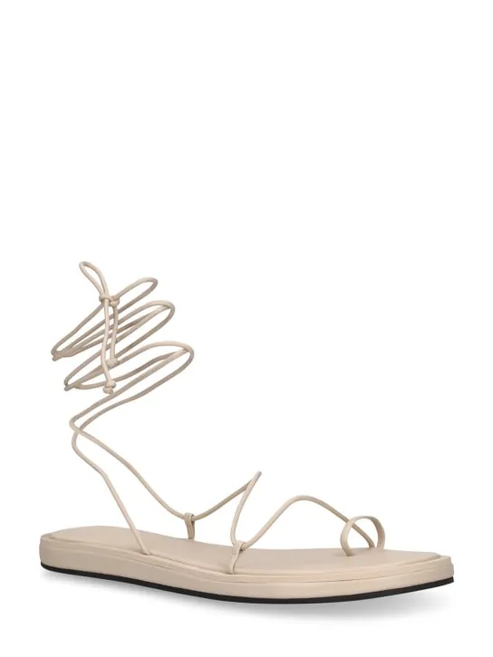 Studio Amelia   10mm Emily leather flat sandals 