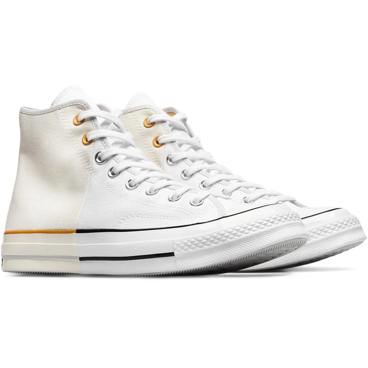 Sunblocked Chuck 70 HI White/Egret/Mouse