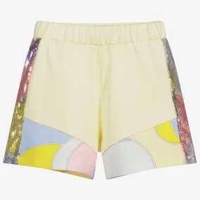 Teen Yellow Jersey Shorts