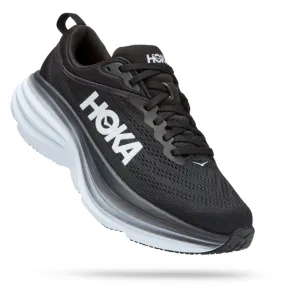 Women’s HOKA Bondi 8 – Black/White (BWHT)