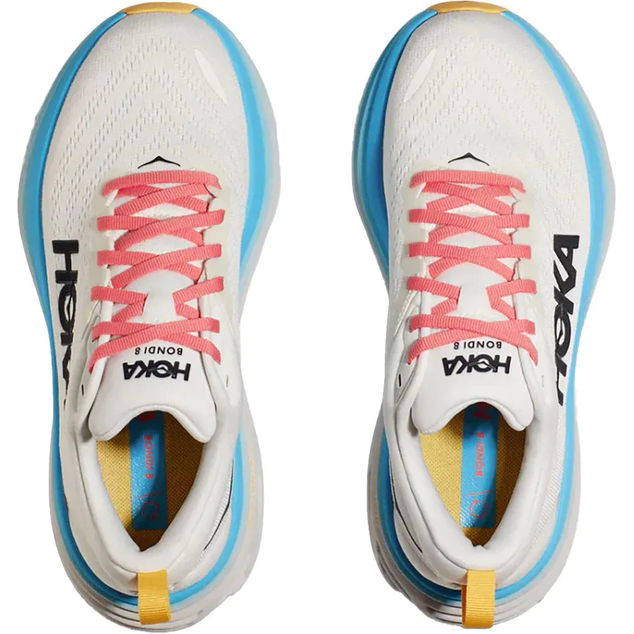 WOMEN'S HOKA BONDI 8 | BLANC DE BLANC / SWIM DAY