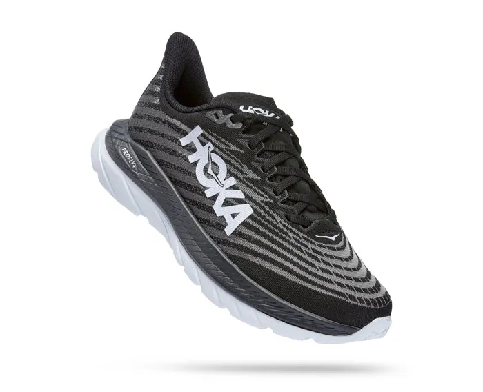 Womens Hoka Mach 5 Wide Black/Castlerock