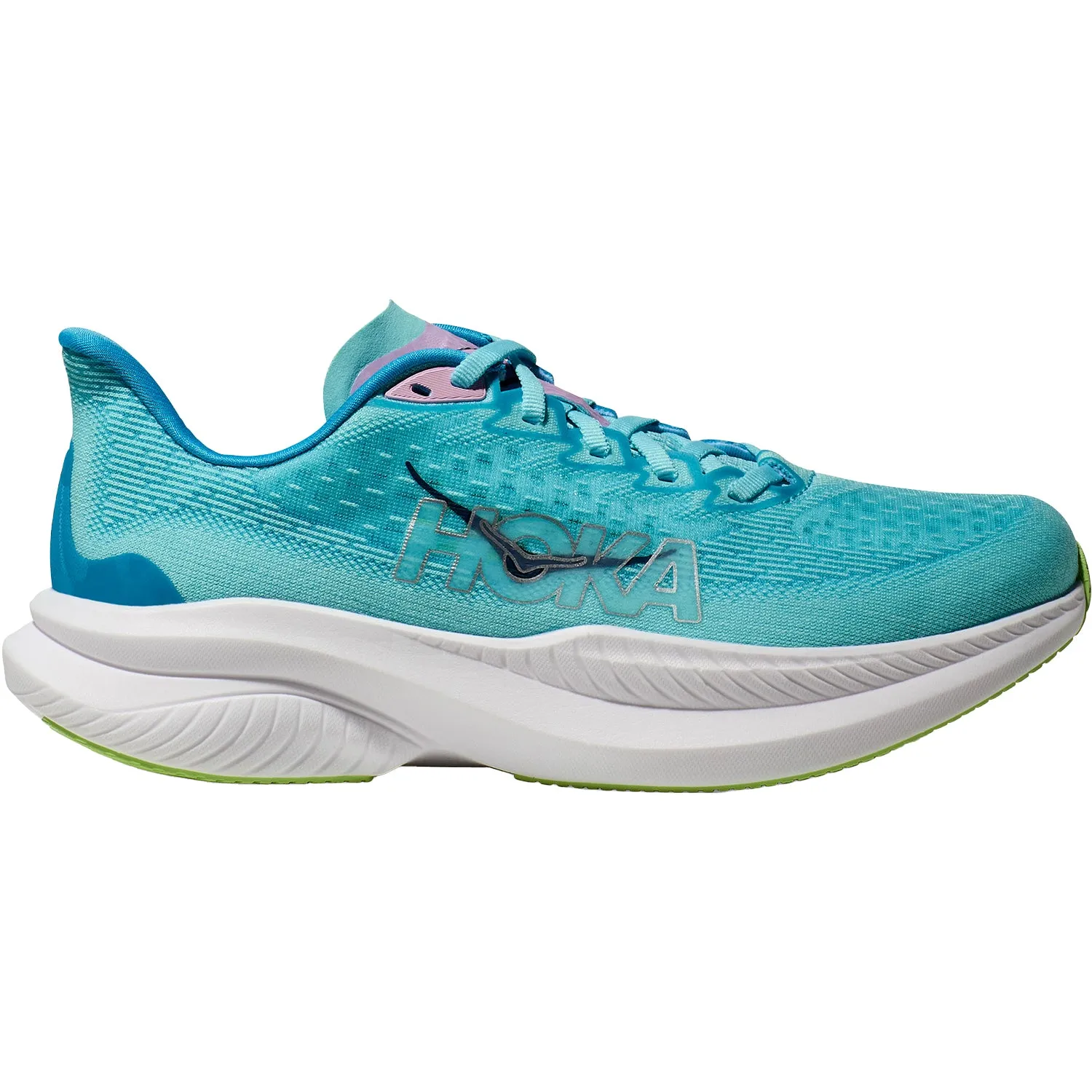 Women's Hoka Mach 6 Cloudless/Waterpark Synthetic