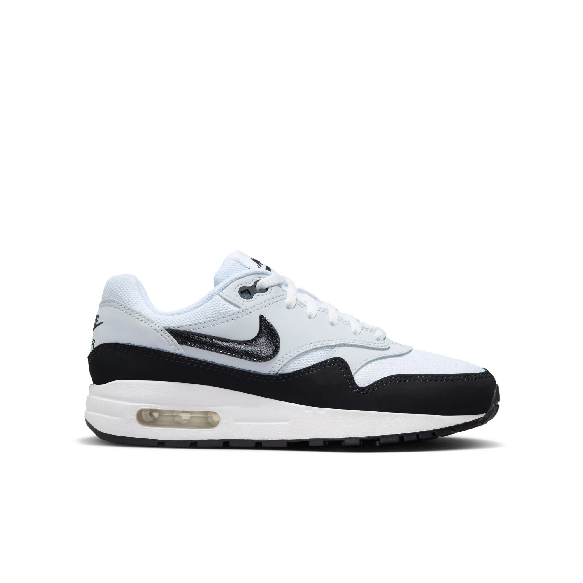 Youth Nike Air Max 1 (GS) 'White/Black'