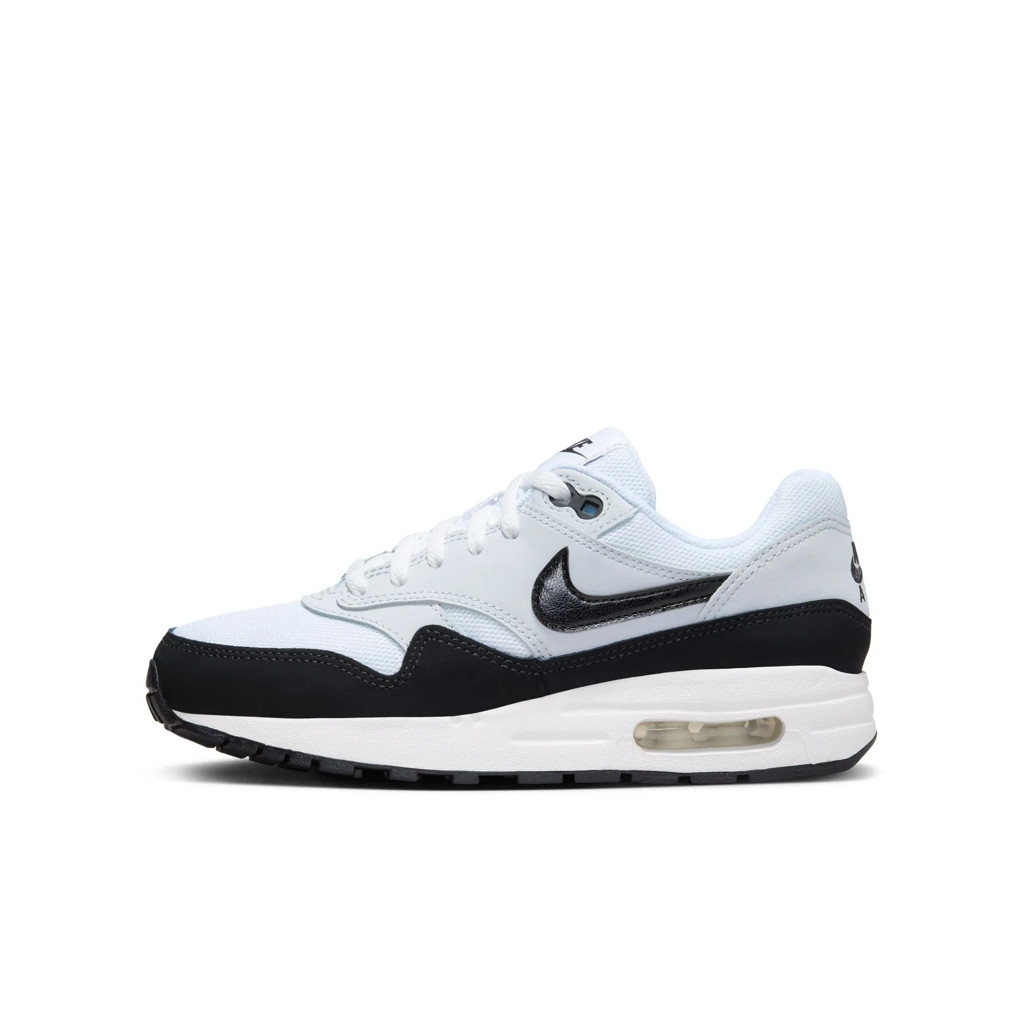 Youth Nike Air Max 1 (GS) 'White/Black'