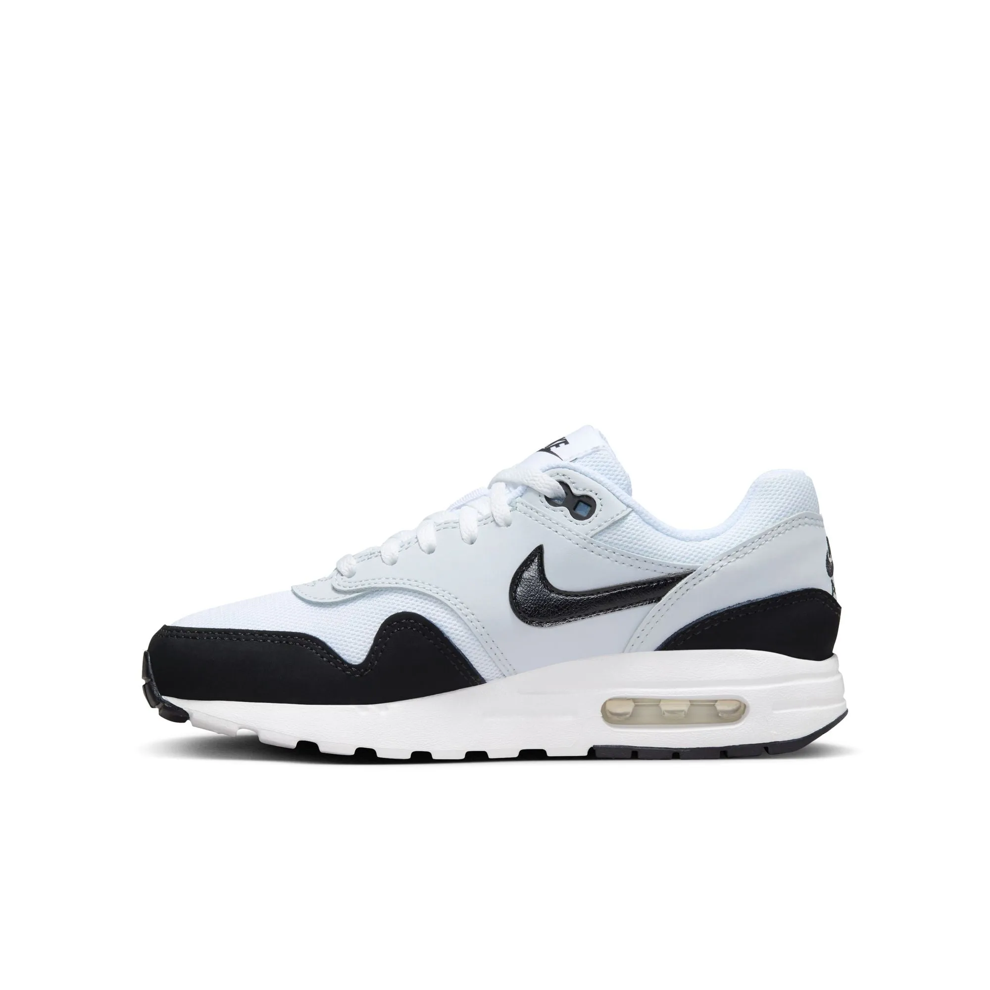 Youth Nike Air Max 1 (GS) 'White/Black'